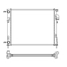58332 NRF Радиатор, охлаждение двигателя