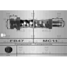 8029 Malo Тормозной шланг