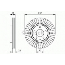 0 986 479 703 BOSCH Тормозной диск