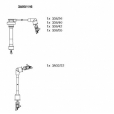 3A00/116 BREMI Комплект проводов зажигания