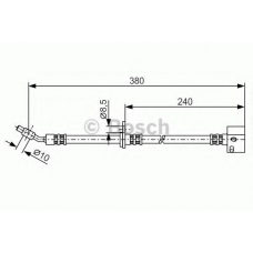 1 987 476 591 BOSCH Тормозной шланг