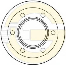 6017625 GIRLING Тормозной диск