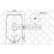 90-08093-SX STELLOX Кожух пневматической рессоры