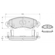 FB210541 FLENNOR Комплект тормозных колодок, дисковый тормоз