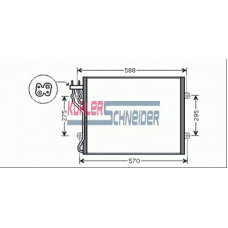 5320431 KUHLER SCHNEIDER Конденсатор, кондиционер