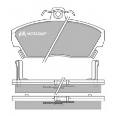 LVXL532 MOTAQUIP Комплект тормозных колодок, дисковый тормоз