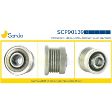 SCP90139.0 SANDO Ременный шкив, генератор