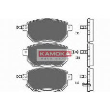 JQ101113 KAMOKA Комплект тормозных колодок, дисковый тормоз