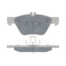 SP 254 PR SCT Комплект тормозных колодок, дисковый тормоз