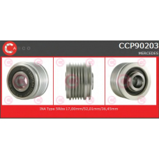 CCP90203 CASCO Ременный шкив, генератор