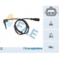 78119 FAE Датчик, частота вращения колеса