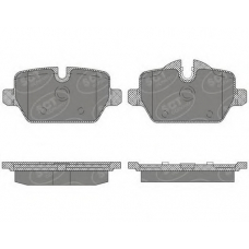 SP 643 SCT Комплект тормозных колодок, дисковый тормоз