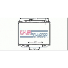 1600861 KUHLER SCHNEIDER Радиатор, охлаждение двигател