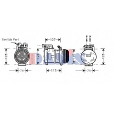 850996N AKS DASIS Компрессор, кондиционер