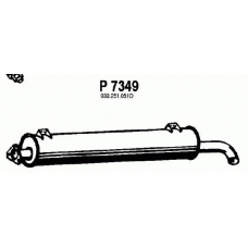 P7349 FENNO Глушитель выхлопных газов конечный