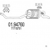 01.94760 MTS Глушитель выхлопных газов конечный