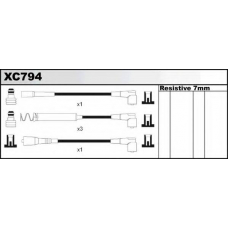 XC794 QUINTON HAZELL Комплект проводов зажигания