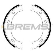 GF0306 BREMSI Комплект тормозных колодок, стояночная тормозная с