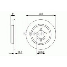 0 986 479 691 BOSCH Тормозной диск