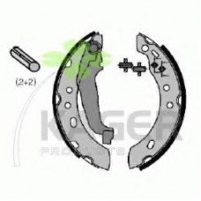 34-0158 KAGER Комплект тормозных колодок