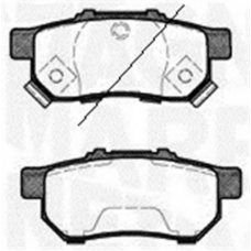 363916060460 MAGNETI MARELLI Комплект тормозных колодок, дисковый тормоз