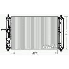 DRM09033 DENSO Радиатор, охлаждение двигателя