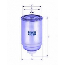 FI 10136 UNICO FILTER Топливный фильтр