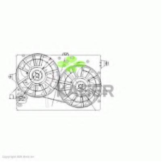 32-2095 KAGER Вентилятор, охлаждение двигателя