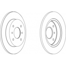DDF267C-1 FERODO Тормозной диск