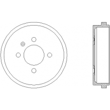 62932 PAGID Тормозной барабан