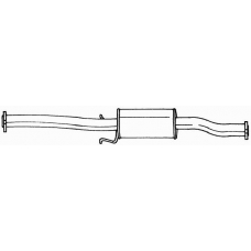 34407 SIGAM Средний глушитель выхлопных газов