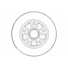 NBD1774 NATIONAL Тормозной диск