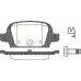 8110 24021 TRISCAN Комплект тормозных колодок, дисковый тормоз
