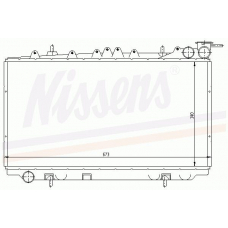 62939 NISSENS Охладитель, охлаждение двигателя