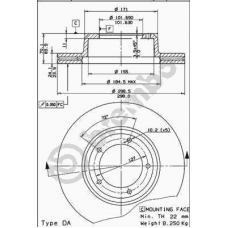 09.5488.10 BREMBO Тормозной диск