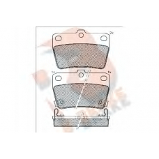 RB1520 R BRAKE Комплект тормозных колодок, дисковый тормоз