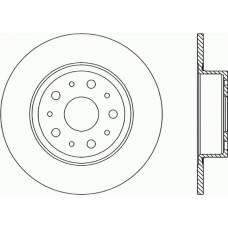 BDR1234.10 OPEN PARTS Тормозной диск