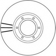 562105BC BENDIX Тормозной диск