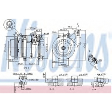 89312 NISSENS Компрессор, кондиционер