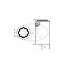 SB 964 SCT Воздушный фильтр