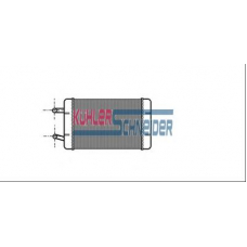 0690901 KUHLER SCHNEIDER Теплообменник, отопление салона