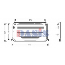 212990N AKS DASIS Конденсатор, кондиционер