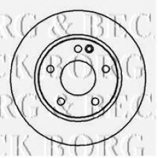 BBD4109 BORG & BECK Тормозной диск