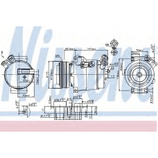 89592 NISSENS Компрессор, кондиционер