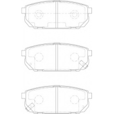 FD7149A NECTO Комплект тормозных колодок, дисковый тормоз