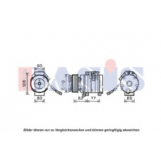 852819N AKS DASIS Компрессор, кондиционер