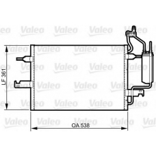 817798 VALEO Конденсатор, кондиционер