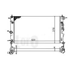 037-017-0015 LORO Радиатор, охлаждение двигателя
