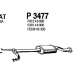 P3477 FENNO Средний глушитель выхлопных газов