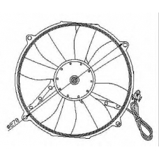 47045 NRF Вентилятор, охлаждение двигателя